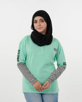 Eminent Women's Full Sleeves T-Shirt - Spring Bud