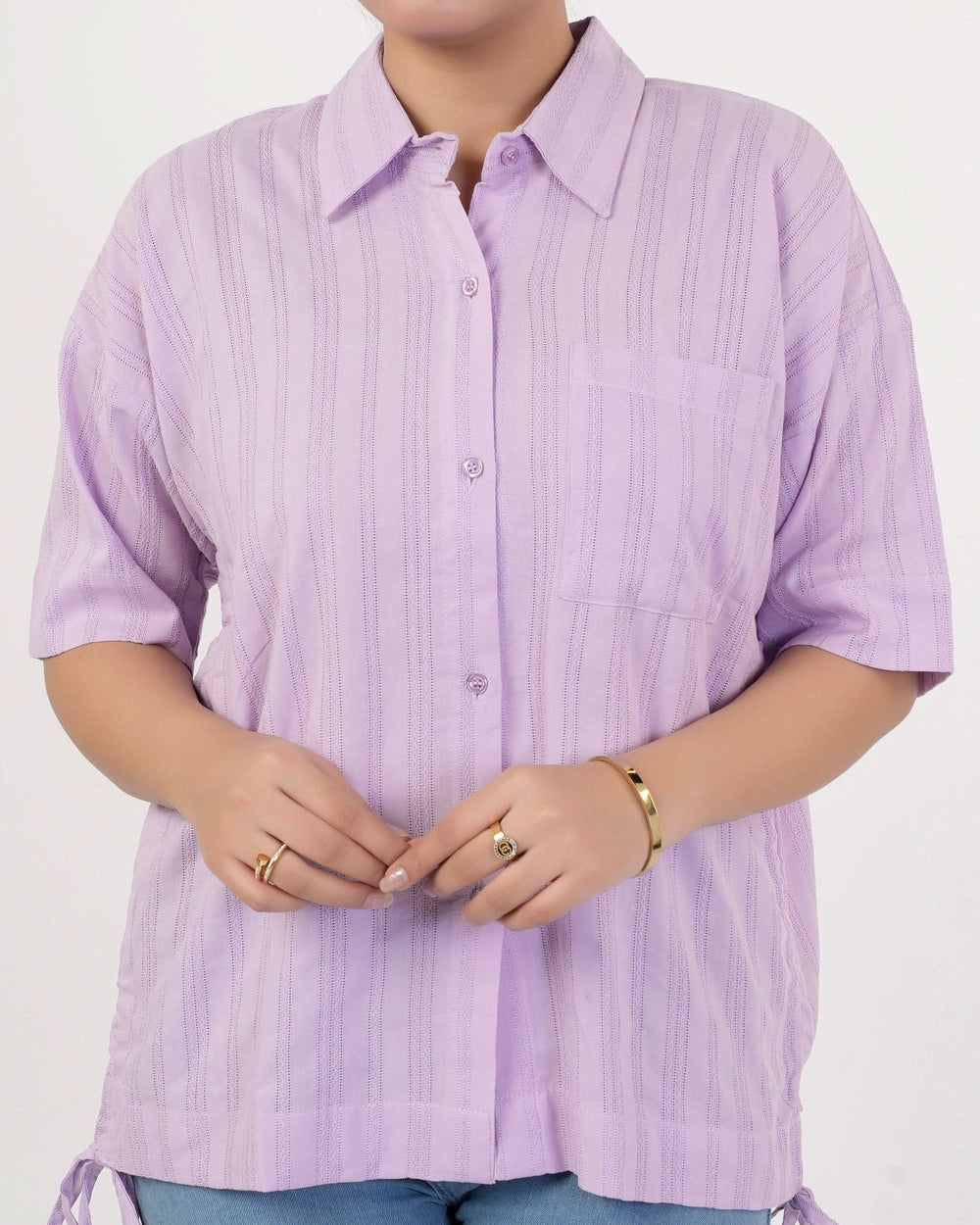 Eminent Women's Causal Shirt - Light Purple
