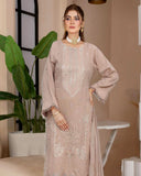 Noor Jahan Maha Noor Karandi Luxury Embroidered Suit with Dupatta - 5