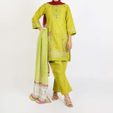 Women's Stitched 3-Piece Cotton Suit