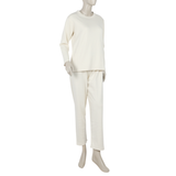 Burgundy Lawn Co-Ord Set for Women - Full Sleeves