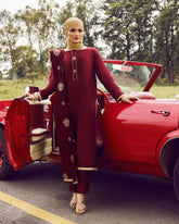 Eminent Women’s Solid Indian Raw Silk 3 Pcs Suit