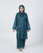 Valuables Women Embroidered 2PCS Suit
