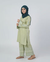 Valuables Women Fusion Embroidered 2-Piece Suit