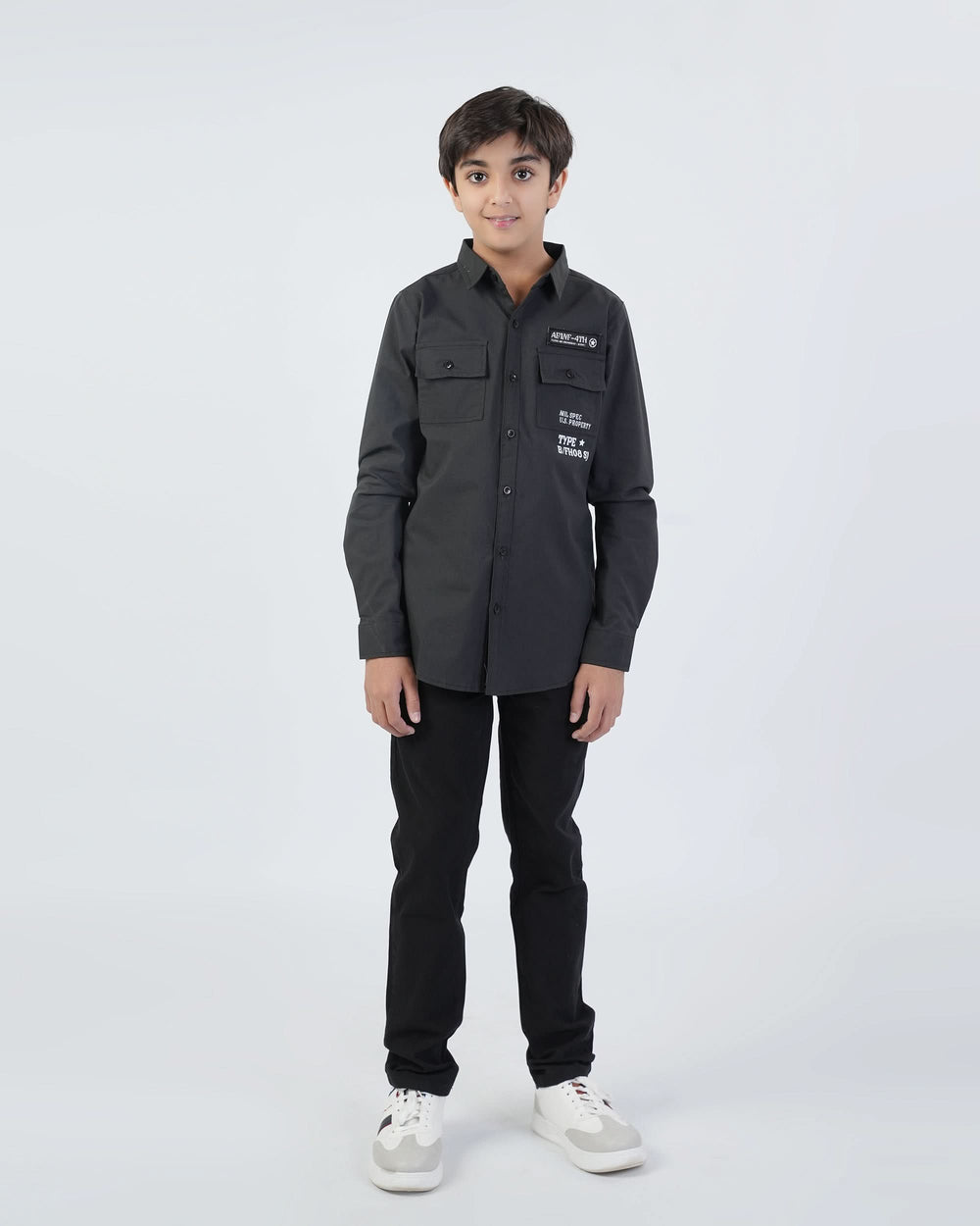 Valuables Boys Full Sleeves Casual Shirt