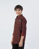 Valuables Boys Full Sleeves Casual Shirt