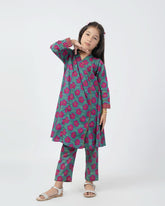 Eminent Girls Shalwar Suit - Green