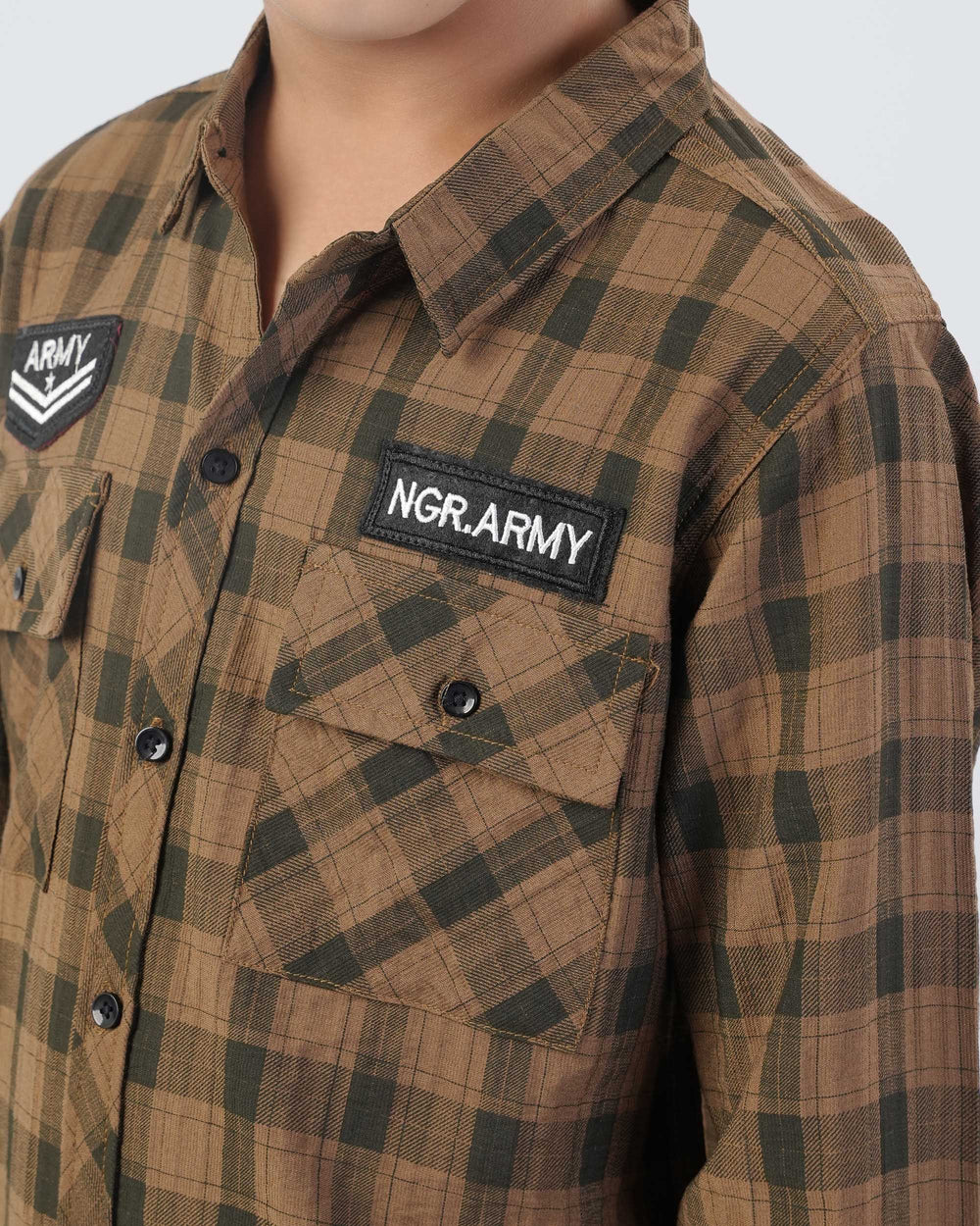 Valuables Boys Full Sleeves Casual Shirt