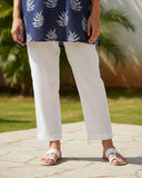 Women's Plain Trouser - White
