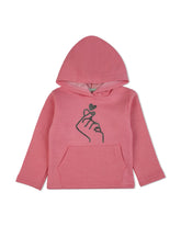 Valuables Girl's Hooded Full Sleeves T-Shirt