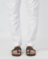 Eminent Women's High Rise Straight Fit Jeans - White