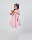 Eminent Girl’s Embroidered Schiffli Frock