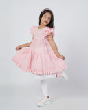 Eminent Girl’s Embroidered Schiffli Frock