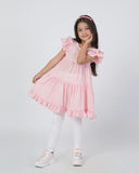 Eminent Girl’s Embroidered Schiffli Frock