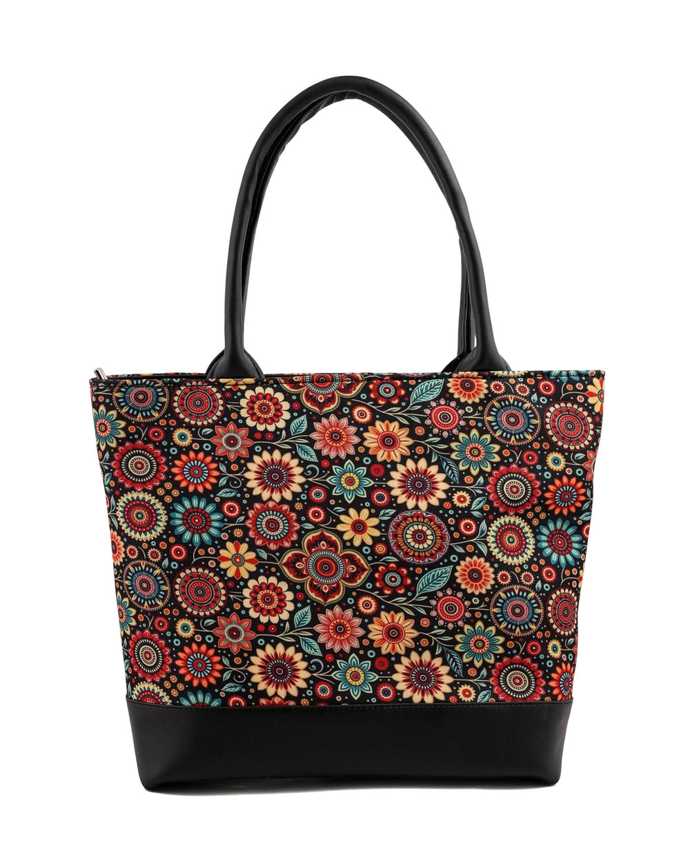 Women's Canvas Rexine Tote Bag