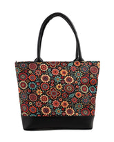 Women's Canvas Rexine Tote Bag