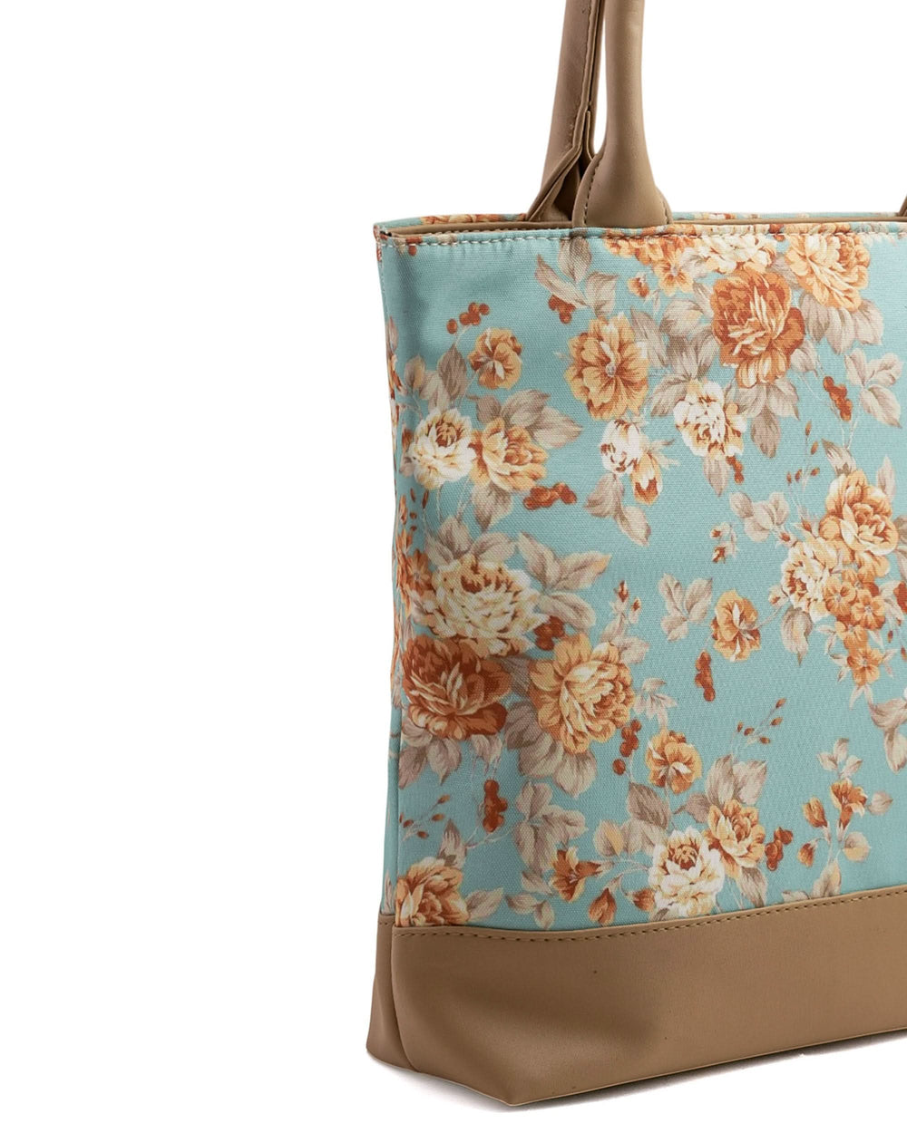 Women's Canvas Rexine Tote Bag