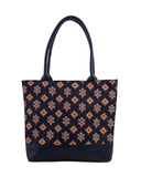 Women's Canvas Rexine Tote Bag