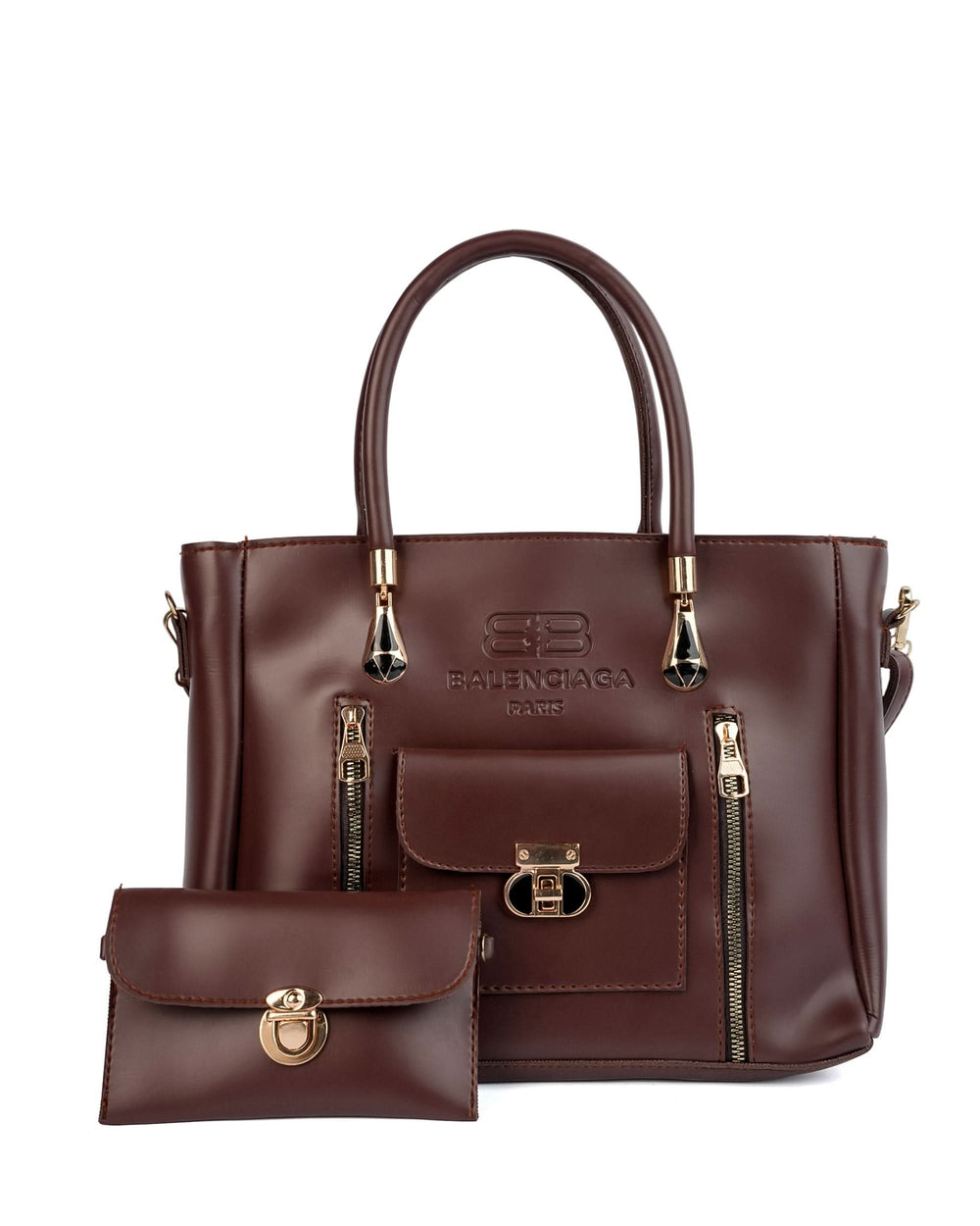 Women's Shoulder Bag With Pouch