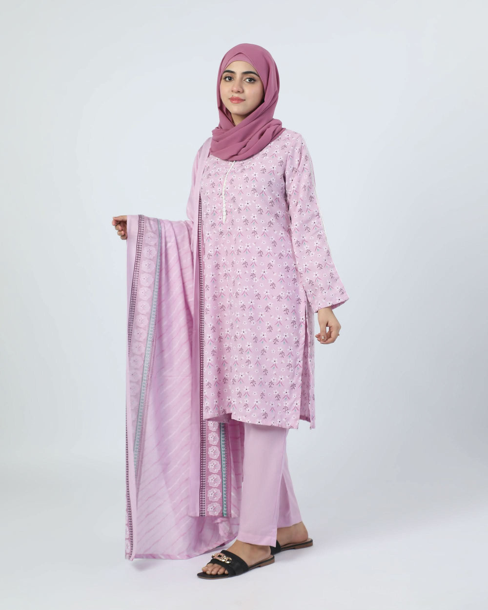Valuables Women's Printed 3Pcs Suit