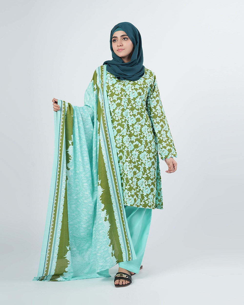 Valuables Women's Printed 3Pcs Suit