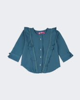 Eminent Girls Dyed Seersucker Top