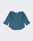 Eminent Girls Dyed Seersucker Top