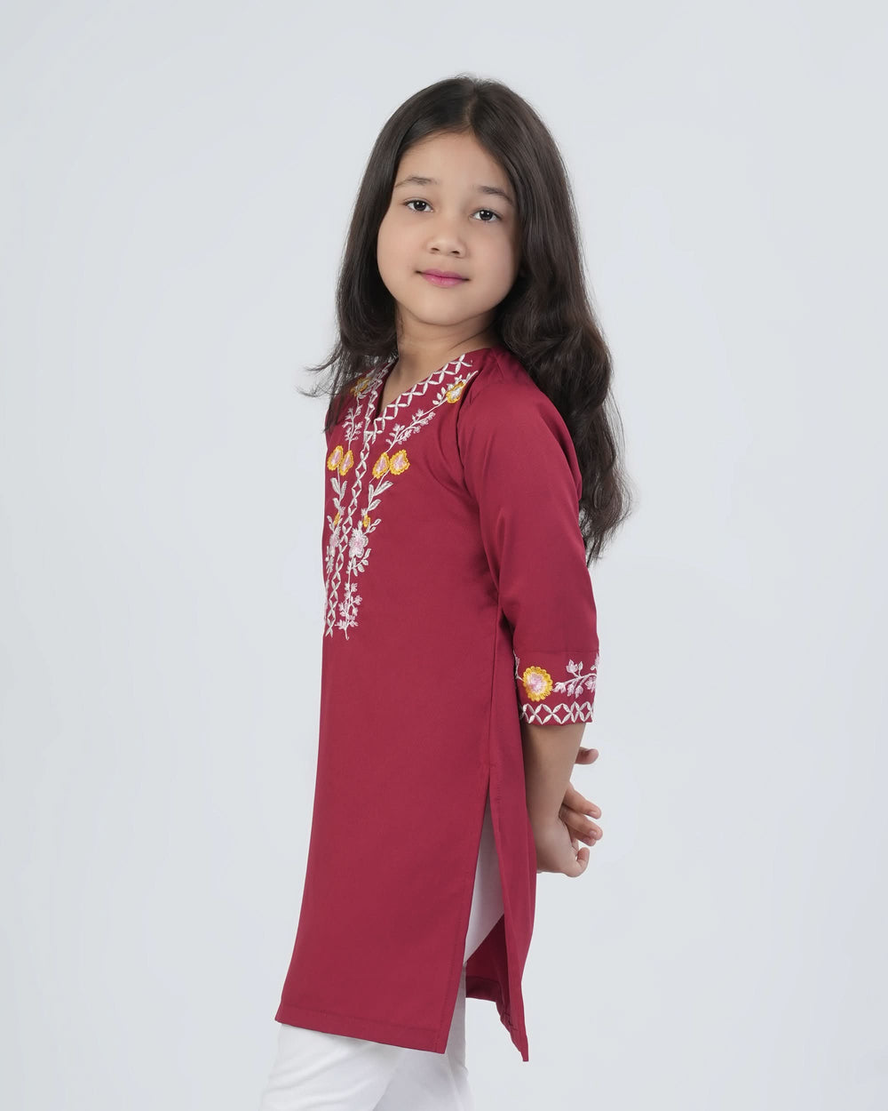 Valuables Girl’s Embroidered Kurti