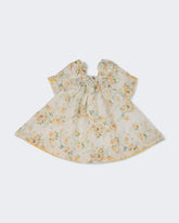 Eminent Newborn Girls Printed Textured Frock