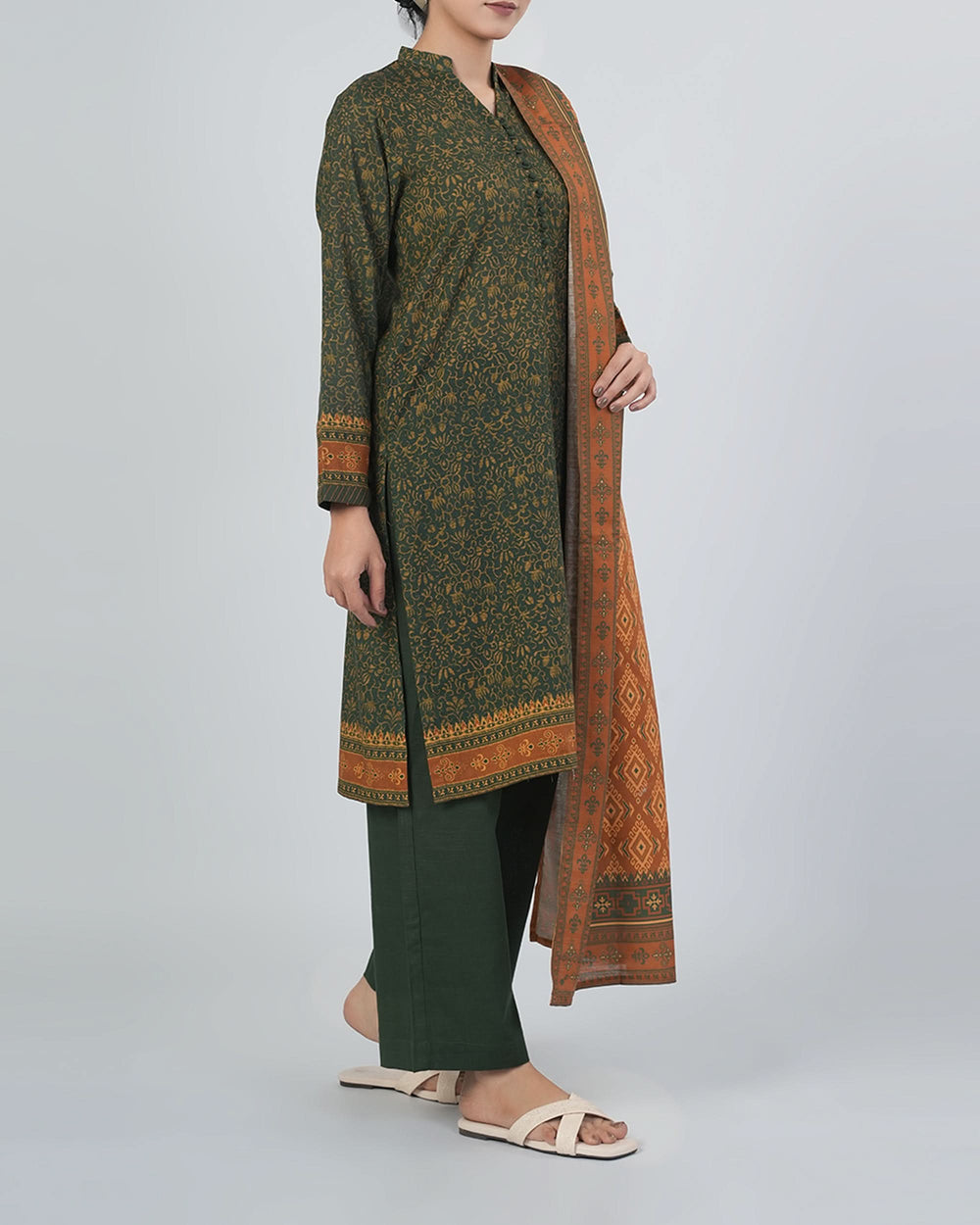 Eminent Women Khaddar Printed 3PCS