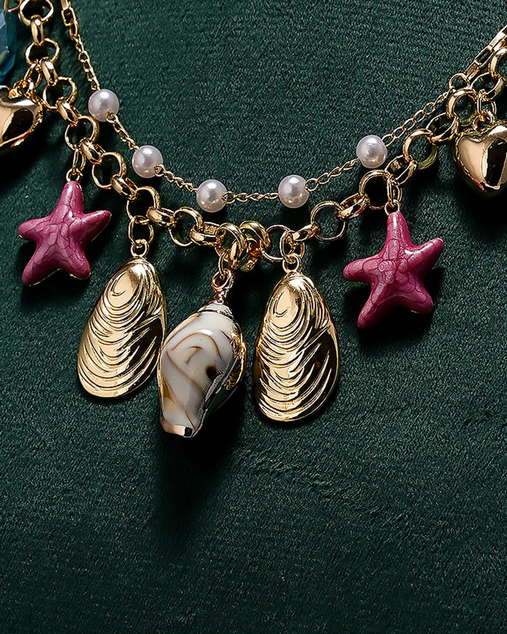 Eminent Golden Sparkle Layered Necklace