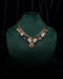 Eminent Golden Shell Charm Necklace – Girls Elegant Jewelry