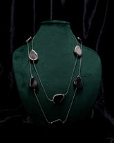 Eminent Midnight Stone Layered Necklace