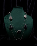 Eminent Midnight Stone Layered Necklace