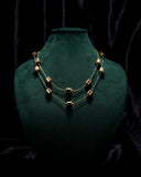 Eminent Golden Blossoms Layered Necklace