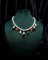 Eminent Pearl Berry Charm Necklace