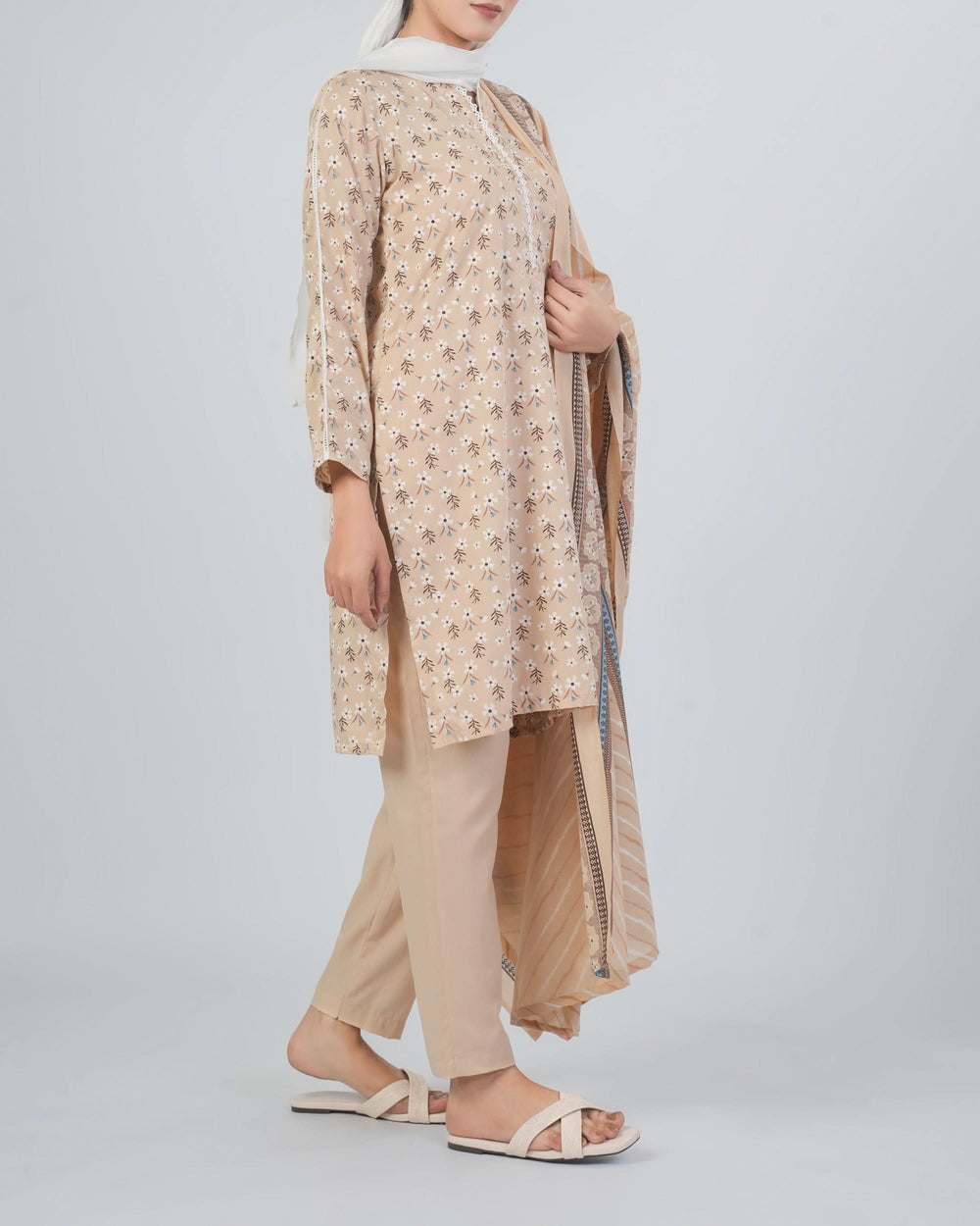 Valuables Women's Printed 3Pcs Suit