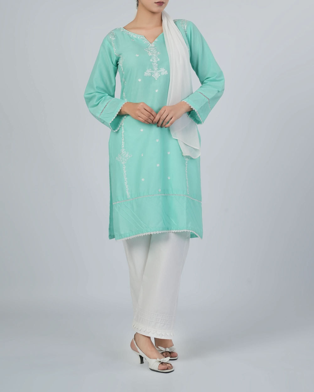 Valuables Women's Embroidered Kurti
