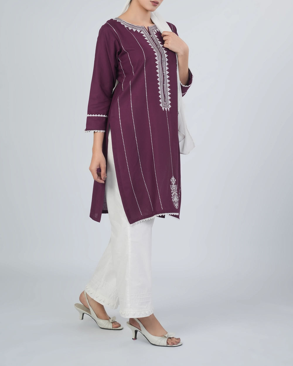 Valuables Women's Embroidered Kurti