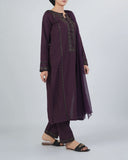 Women's Khaddar Embroidered 3Pcs Suit