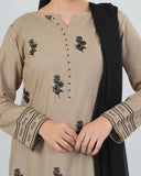 Women's Khaddar Embroidered 3Pcs Suit