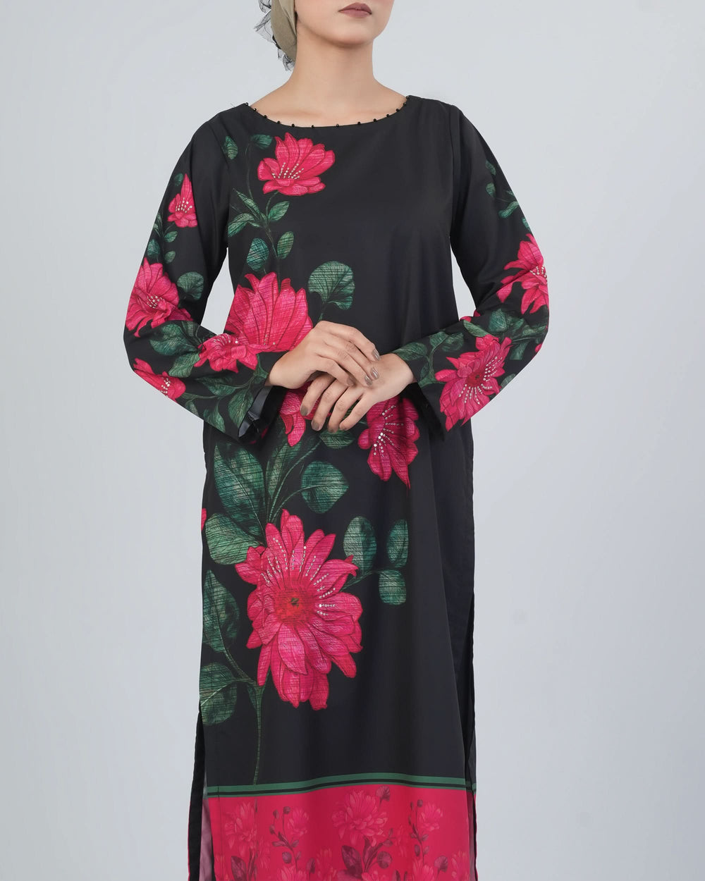 Eminent Women Printed Fusion 2Pcs