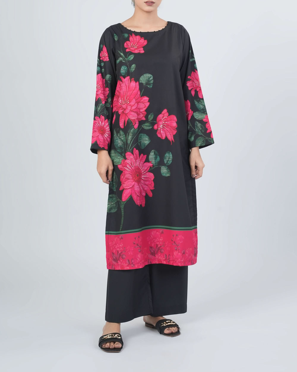 Eminent Women Printed Fusion 2Pcs