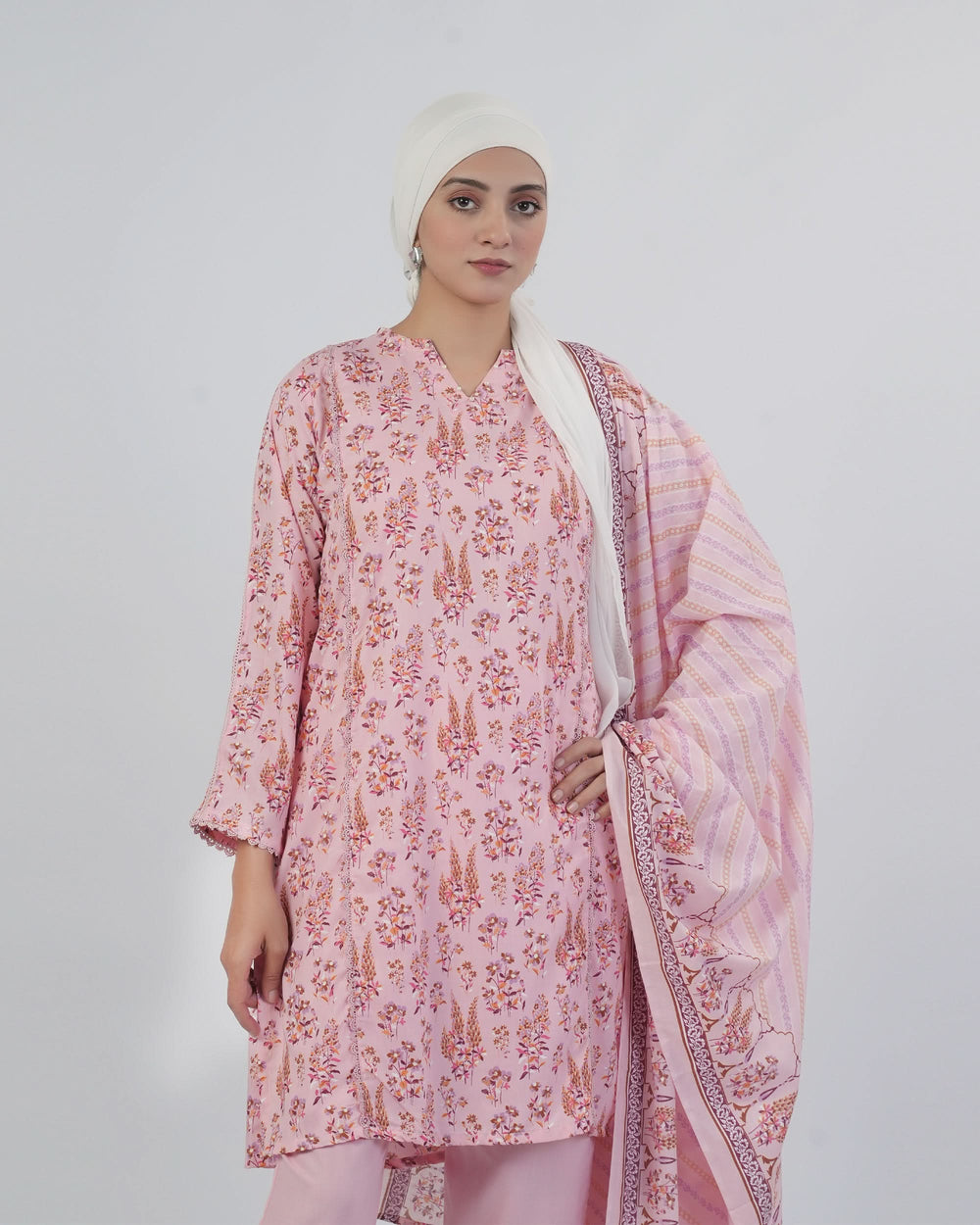 Valuables Women's Printed 3Pcs Suit