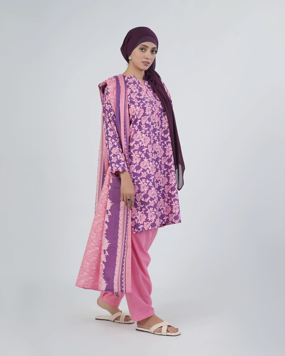Valuables Women's Printed 3Pcs Suit