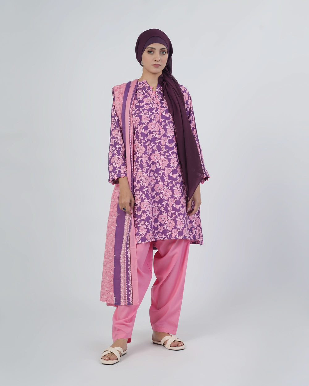 Valuables Women's Printed 3Pcs Suit