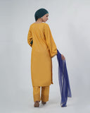 Women's Khaddar Embroidered 3Pcs Suit
