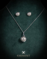 Eminent Women's Pearl Drop Grace Necklace Set