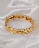 Eminent Women’s Gold-Tone Oval Bracelet