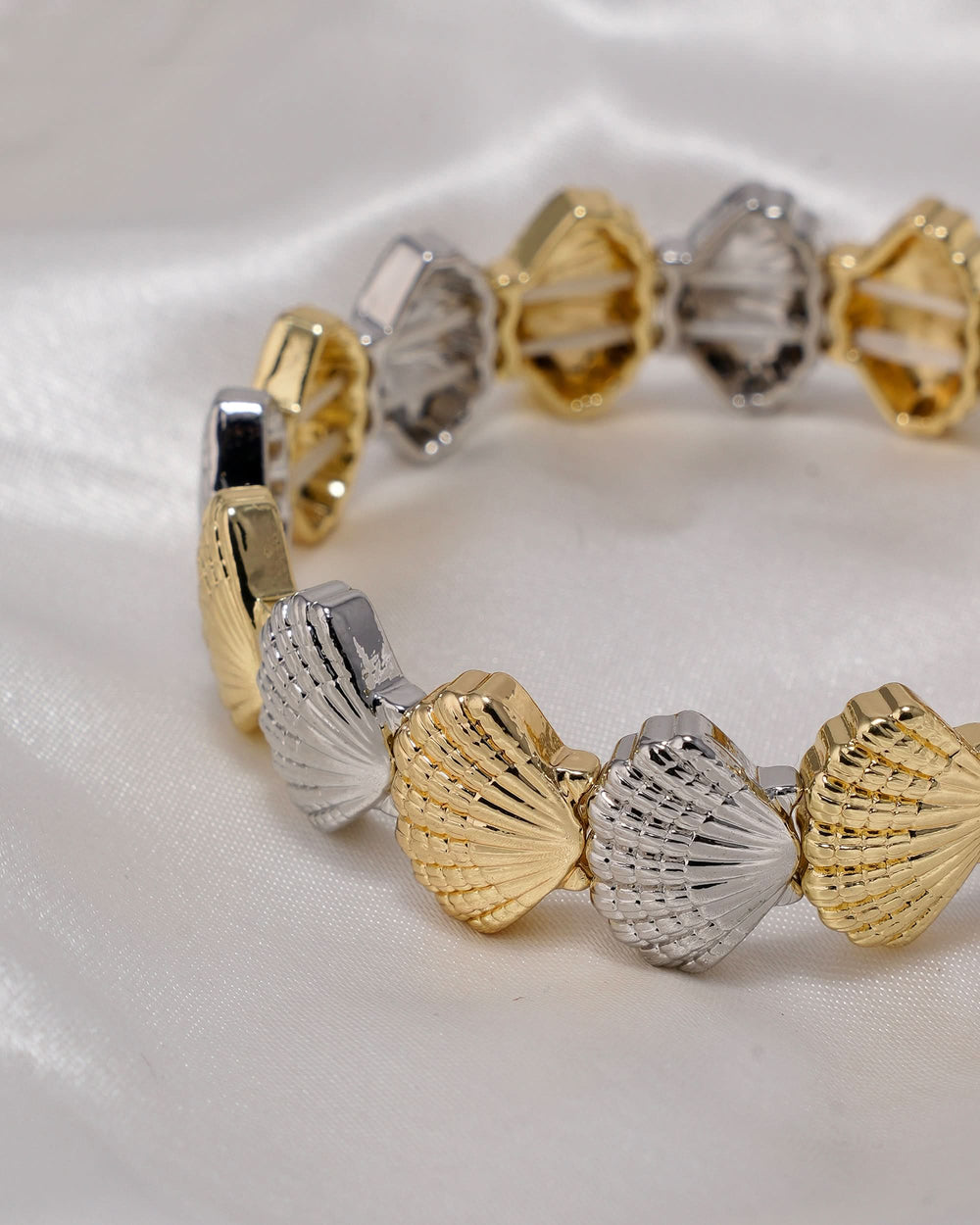 Eminent Women’s Dual-Tone Shell Bracelet